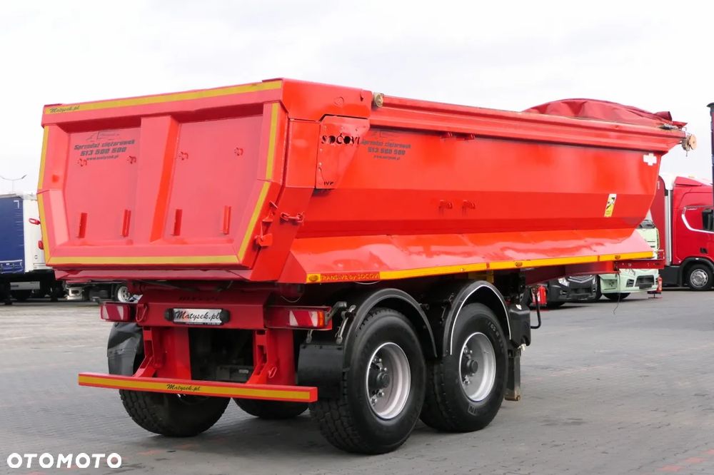 Inny CIMAR / WYWROTKA STALOWA / 19 M3 / 2 OSIE / 2018 ROK / HYDRAULICZNA KLAPA - 9