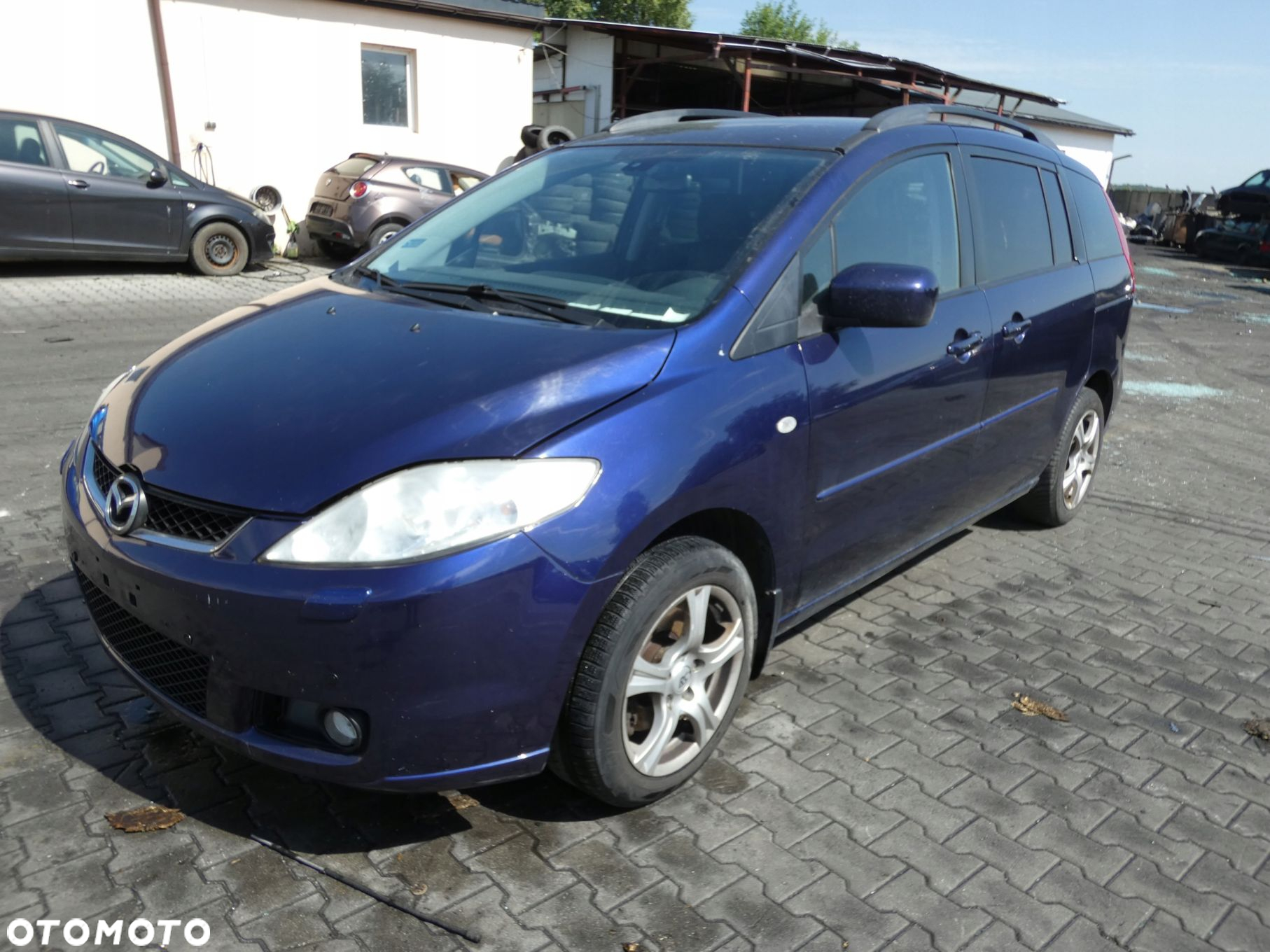 25E Kompletny Przód Karoserii Maska Zderzak Lampy Mazda 5 Cr19 2005-2008 - 16