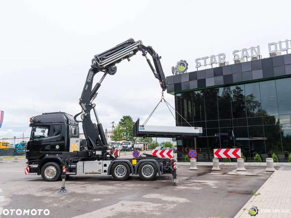 Scania R480 6x4 FASSI F660RA.2.26 HE-DYNAMIC HDS Żuraw Fly Jib Siodło - 7