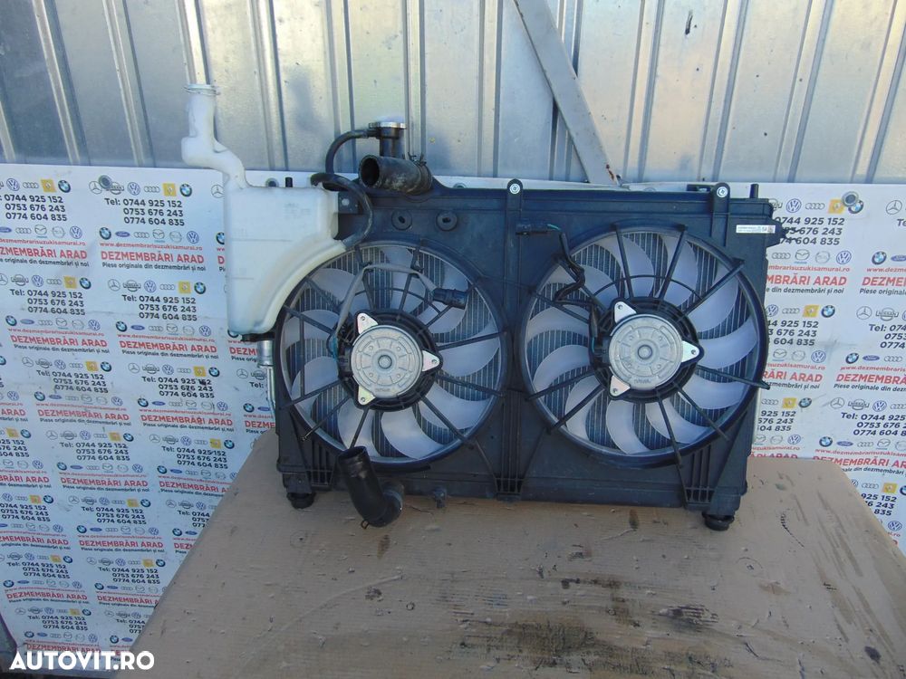 Radiatoare Mitsubishi Outlander 3 motor 2.0 benzina radiator apa clima ventilatoare racire set - 6