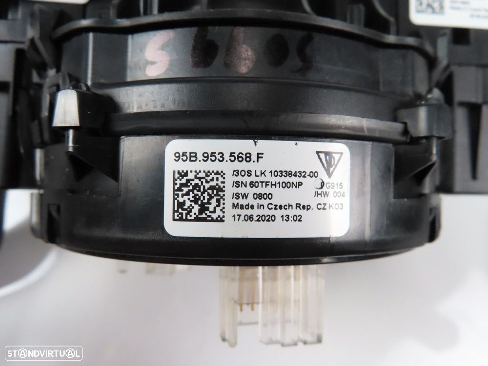 Comandos coluna direcção Seminovo/ Original PORSCHE MACAN (95B) 95B953502AC / 95... - 6