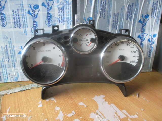 Quadrante 966674918000 PEUGEOT 207 2010 1.6Hdi KM/H Digital PEUGEOT 207 SW 2011 1.6HDI 92CV 5P PRETO KM/H  DIGITAL - 1