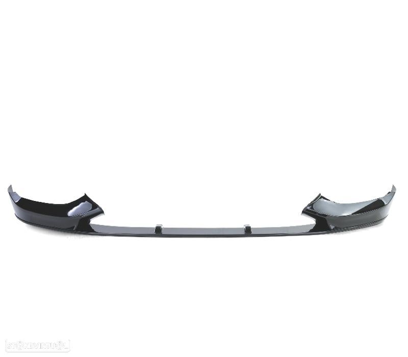 SPOILER LIP FRONTAL BMW F20 F21 LCI 15-19 PRETO BRILHANTE LOOK M PERFORMANCE - 2