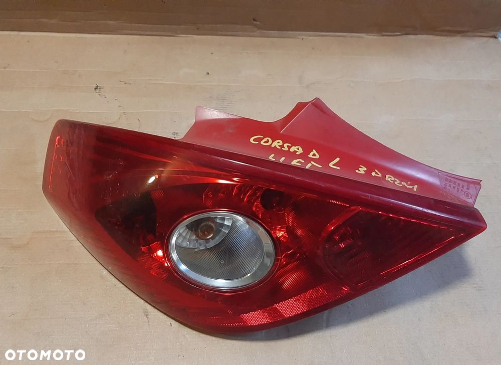 Lampa tył OPEL CORSA D LIFT 3D prawa lub lewa - 2