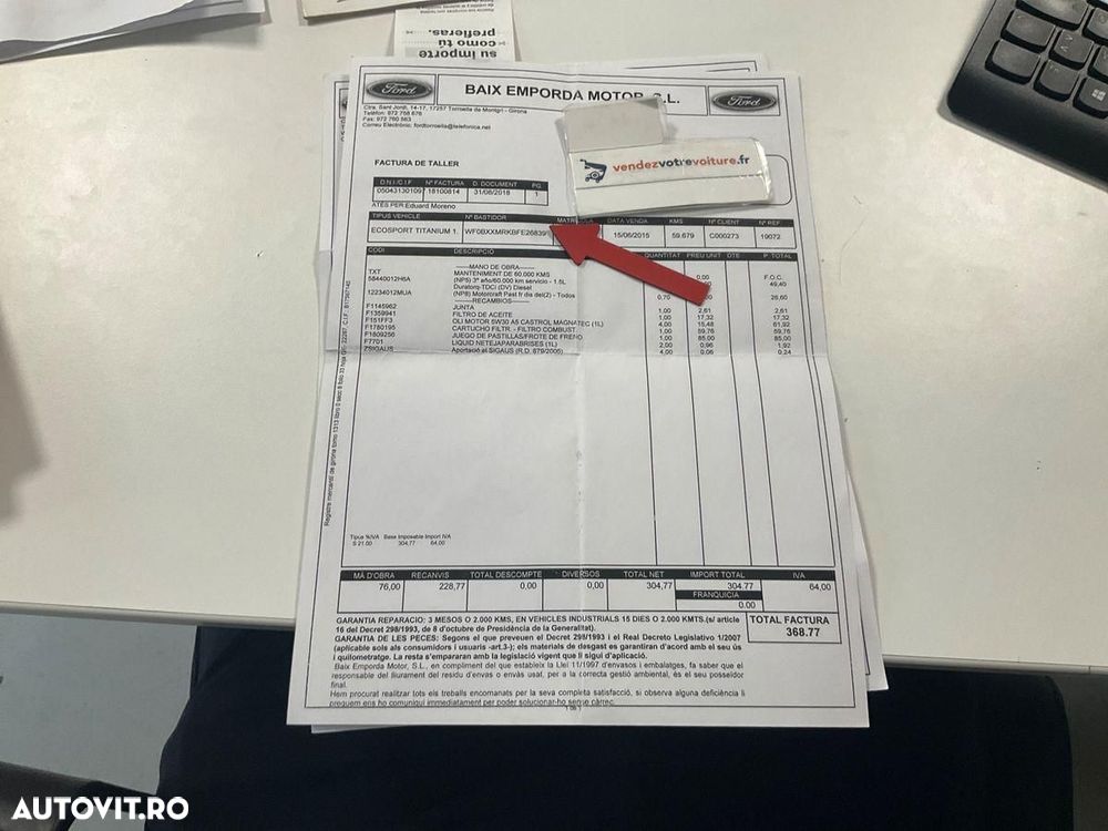 Ford EcoSport 1.5 TDCi TITANIUM - 21