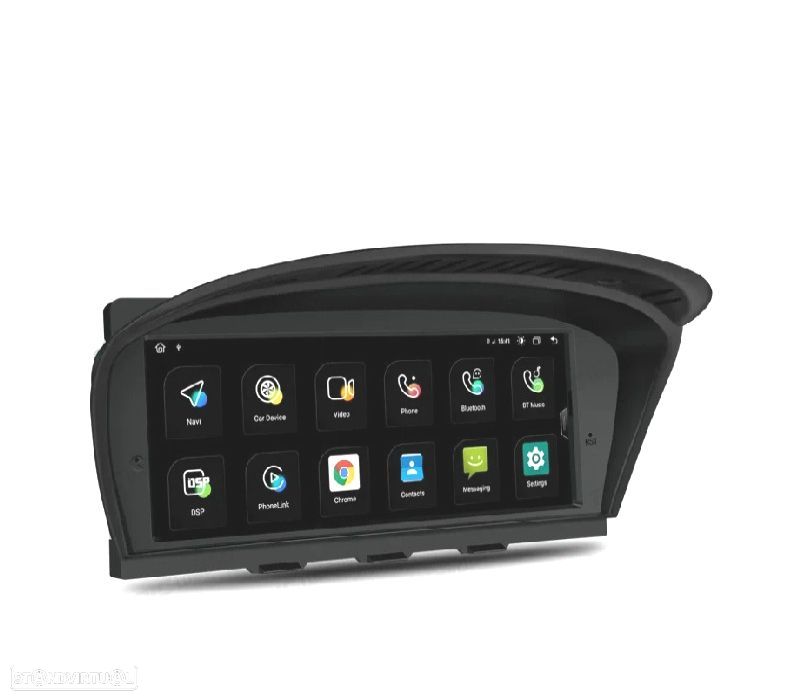AUTO RÁDIO GPS ANDROID 14 BMW SERIE 3 E90 E91 E92 E93 SERIE 5 E60 E61 E63 E64 05-08 CCC - 5