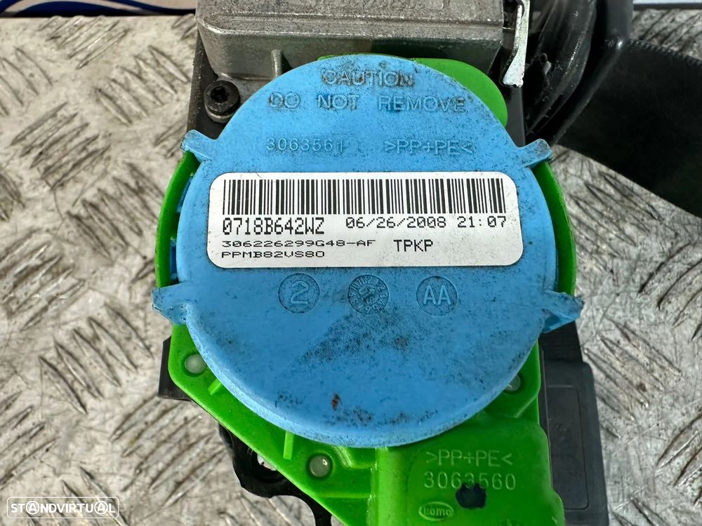 .Cinto De Segurança Frente Frontal Original VAG Audi A4 B8 2007 - 2015 - 6