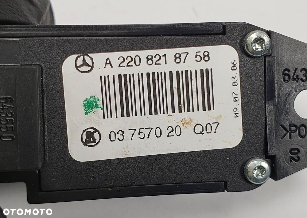 WŁĄCZNIK PRZEŁĄCZNIK DISTRONIC MERCEDES W220 A2208218758 - 5
