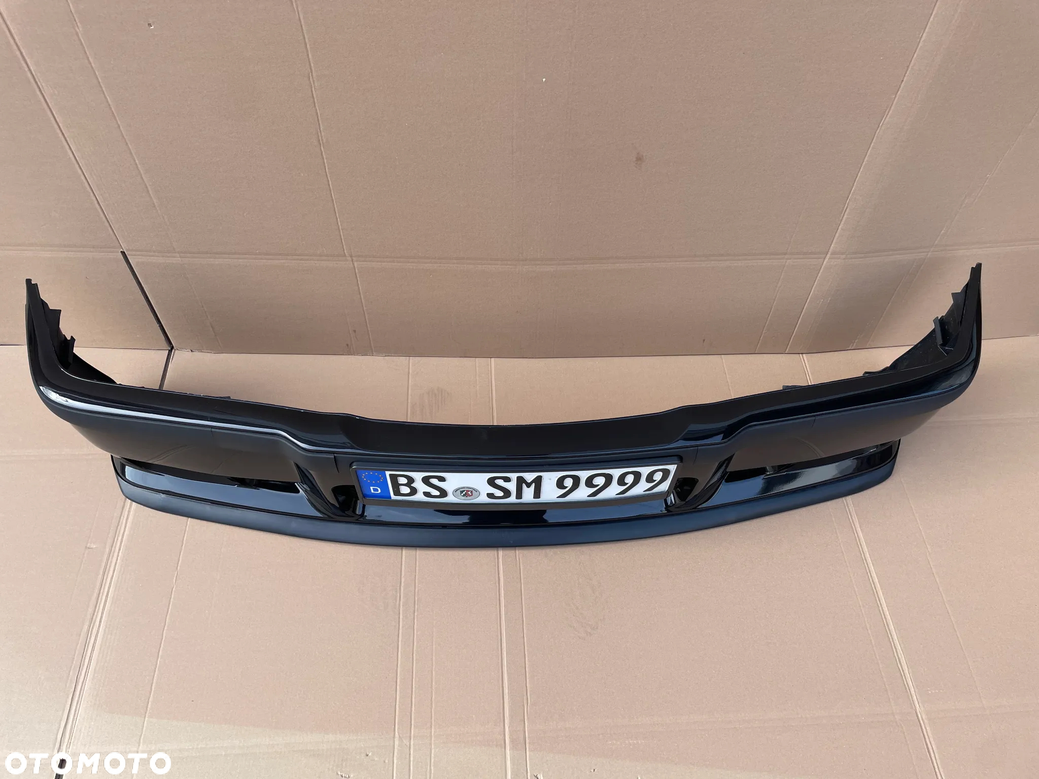 BMW E36 M PAKIET M3 przód przedni zderzak czarny schwartz cosmosschwartz 303 w kolor bez malowania * inne * - 7