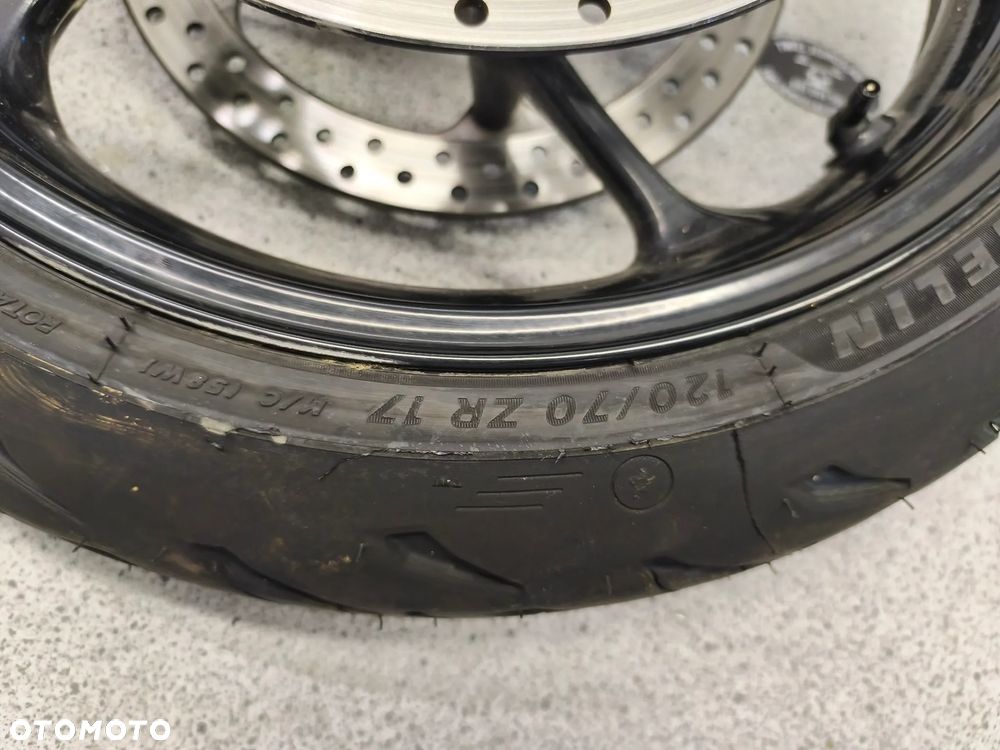 Felga przód, przednia, koło, tarcze hamulcowe, ośka przód Triumph Trident 660 2022 - 4