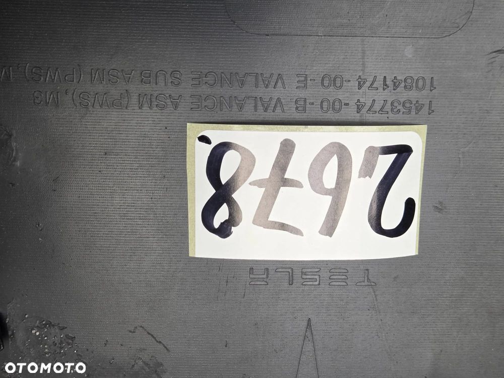 Tesla model III 3 145377400B płyta pod zderzak przedni przód - 8