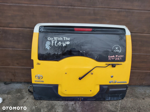 Toyota FJ Cruiser drzwi tył klapa bagażnika szyba