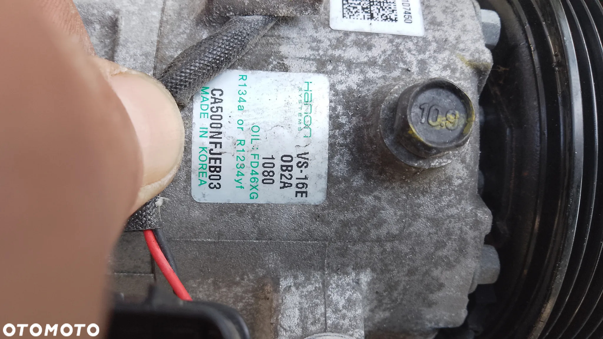 SPRĘŻARKA POMPA KLIMATYZACJI FD46XG HYUNDAI SANTA FE 1 I 2.4 16V 150 KM - 6