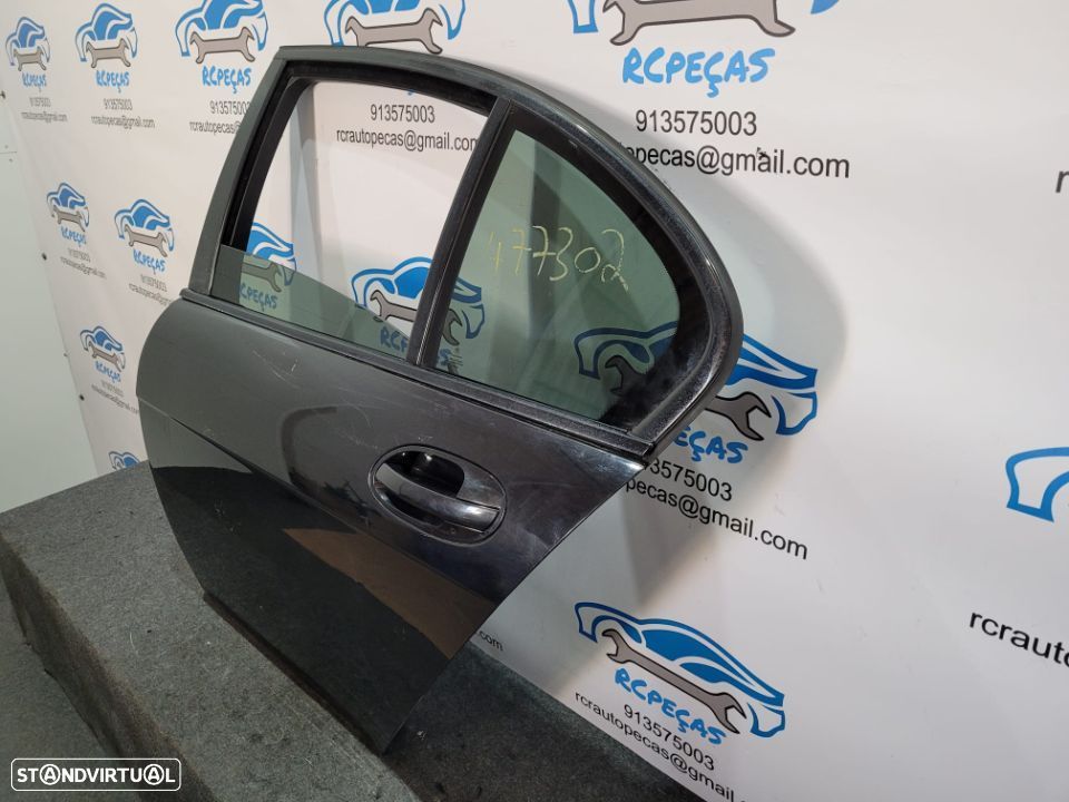 PORTA TRASEIRA TRÁS ESQUERDA BMW SERIE 7 E65 E67 FECHO ELEVADOR MOTOR PUXADOR VIDRO - 2