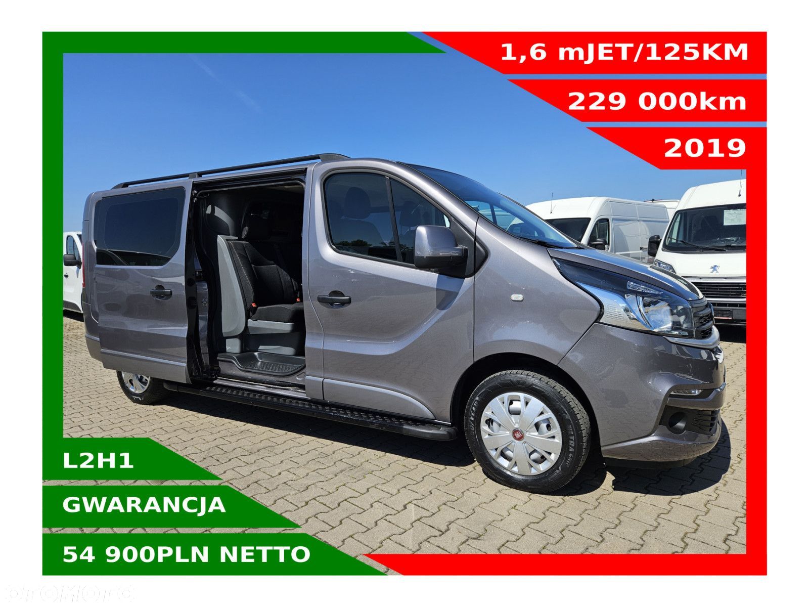 Fiat Talento Brygadówka 5-cio osobowa *54900zł NETTO* 1,6 MJET/125KM - 1