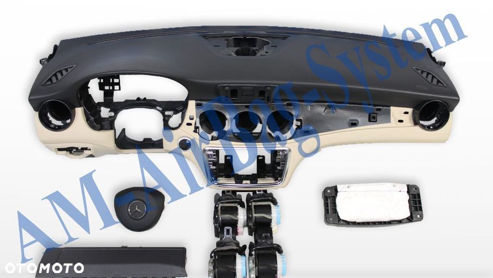 Mercedes CLA W117 Deska Poduszki Pasy Konsola AirBag Regeneracja Naprawa - 1