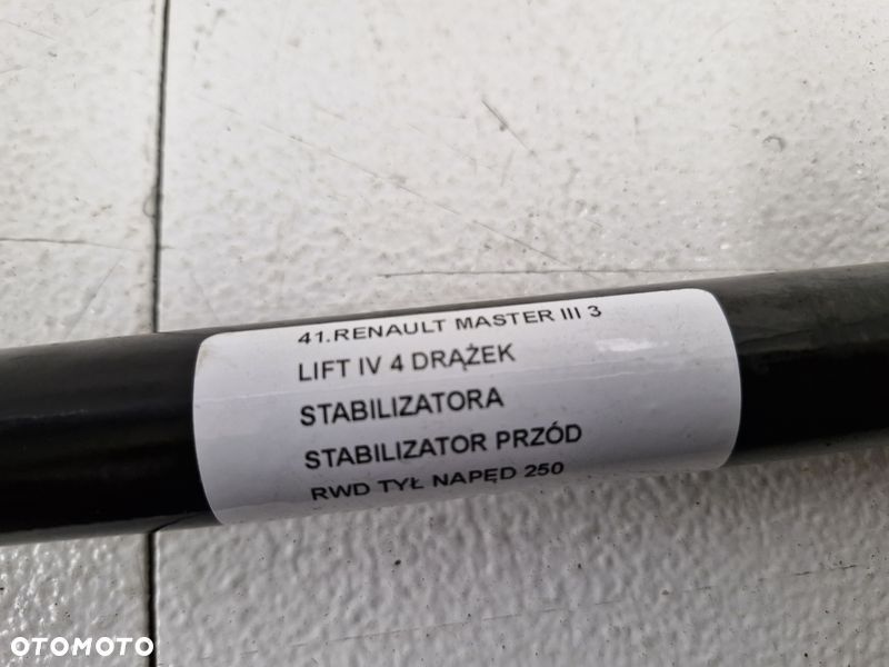RENAULT MASTER III 3 LIFT IV 4 DRĄŻEK STABILIZATORA STABILIZATOR PRZÓD RWD TYŁ NAPĘD - 9
