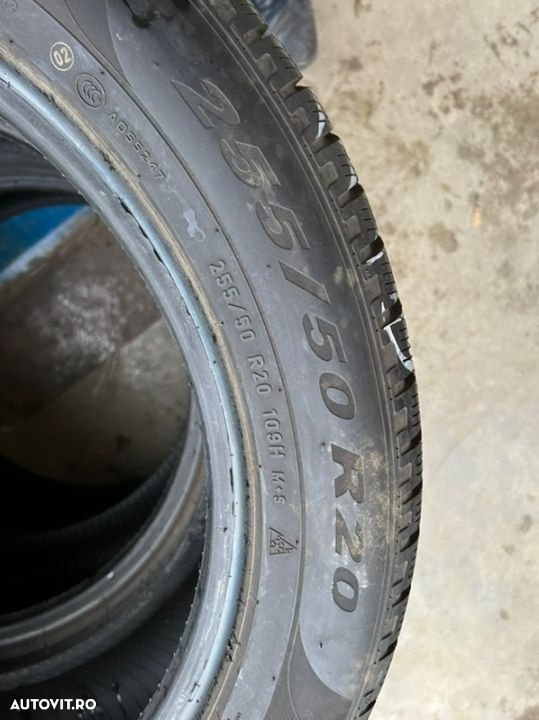 vând 4 anvelope 255/50/20 Pirelli de iarnă ca noi - 9