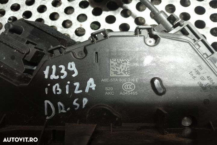 Broasca usa fata dreapta A6E-5TA839016E A6E-5TA839016E Seat Ibiza 5 K - 3