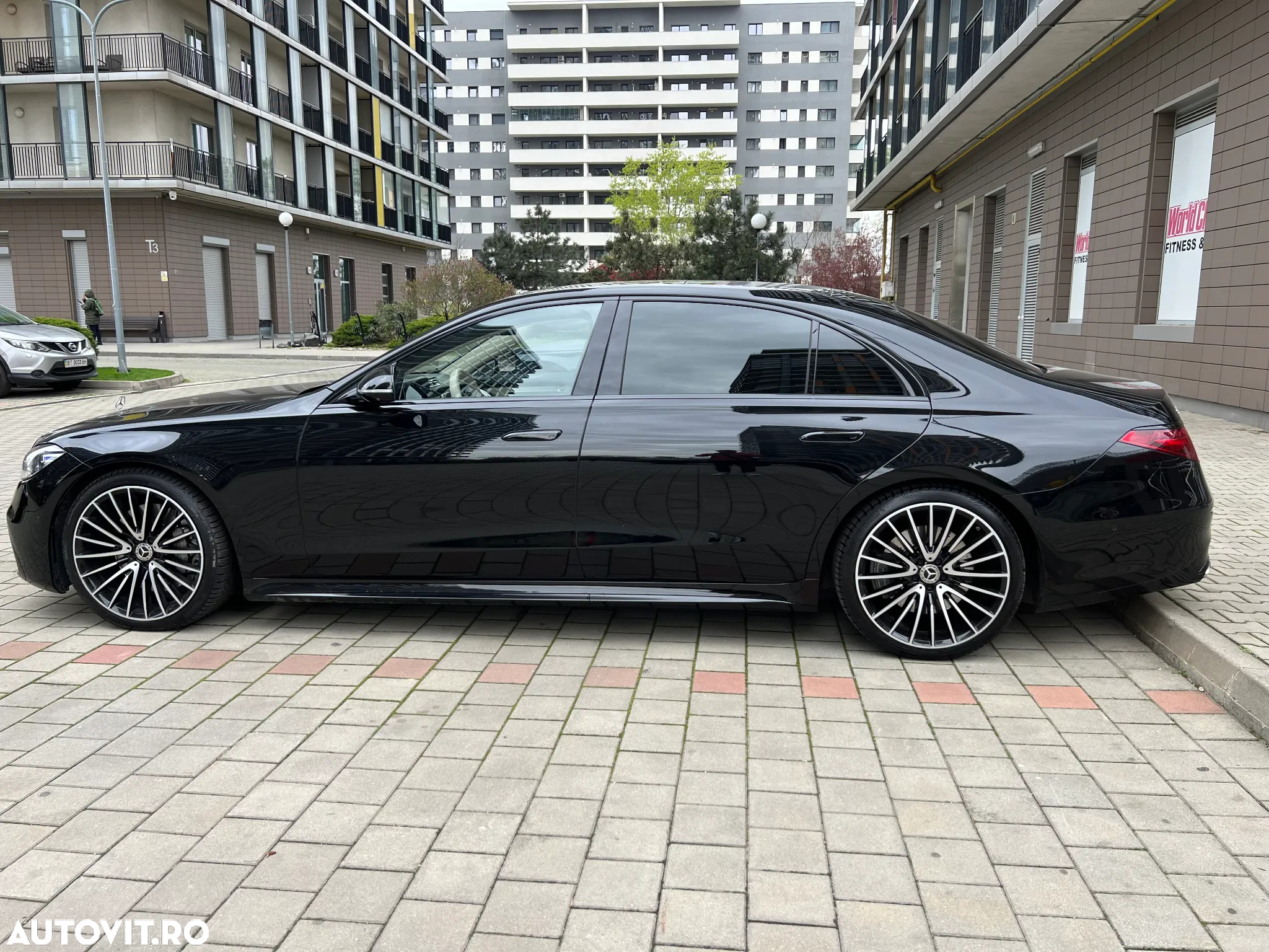 Jante Roti Mercedes19 R19 AMG Negru lucios R19 W222 W221 W212 W204 W205 W213 - 5