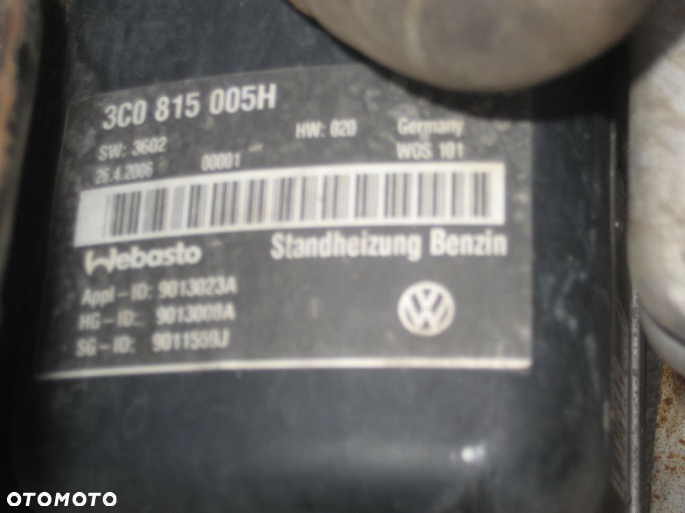 vw passat b6 00-05r 2,0 fsi webasto dewasto 3c0815005h - 8