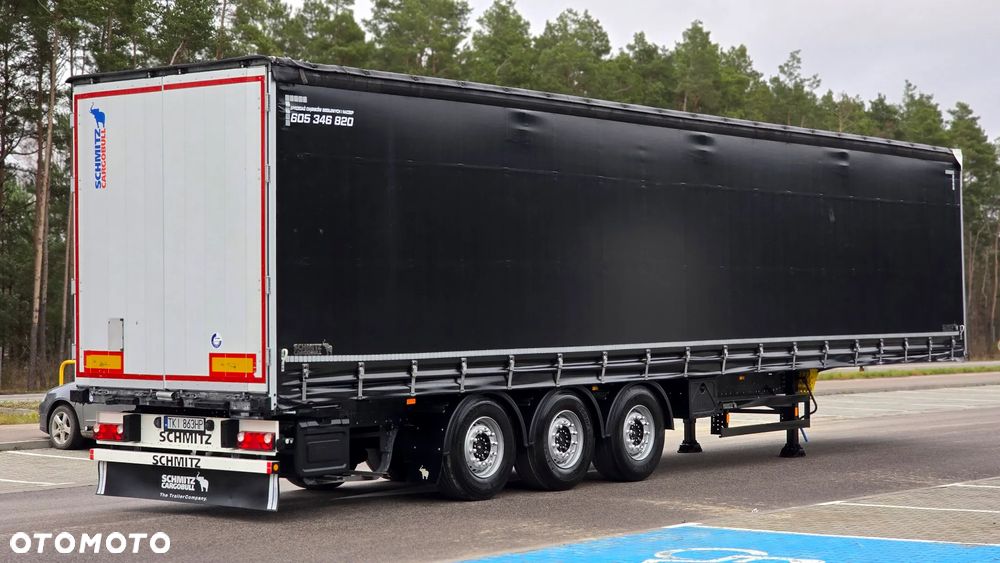 Schmitz Cargobull SCHMITZ CARGOBULL❗️❗️ MODEL 2019 / FIRANKA STANDARD / OŚ PODNOSZONA / OSIE SCHMITZ / CERTYFIKAT XL CODE / HAMULCE TARCZOWE / MULTILOCK / OPONY 90% / JAK NOWA ❗️❗️ - 2