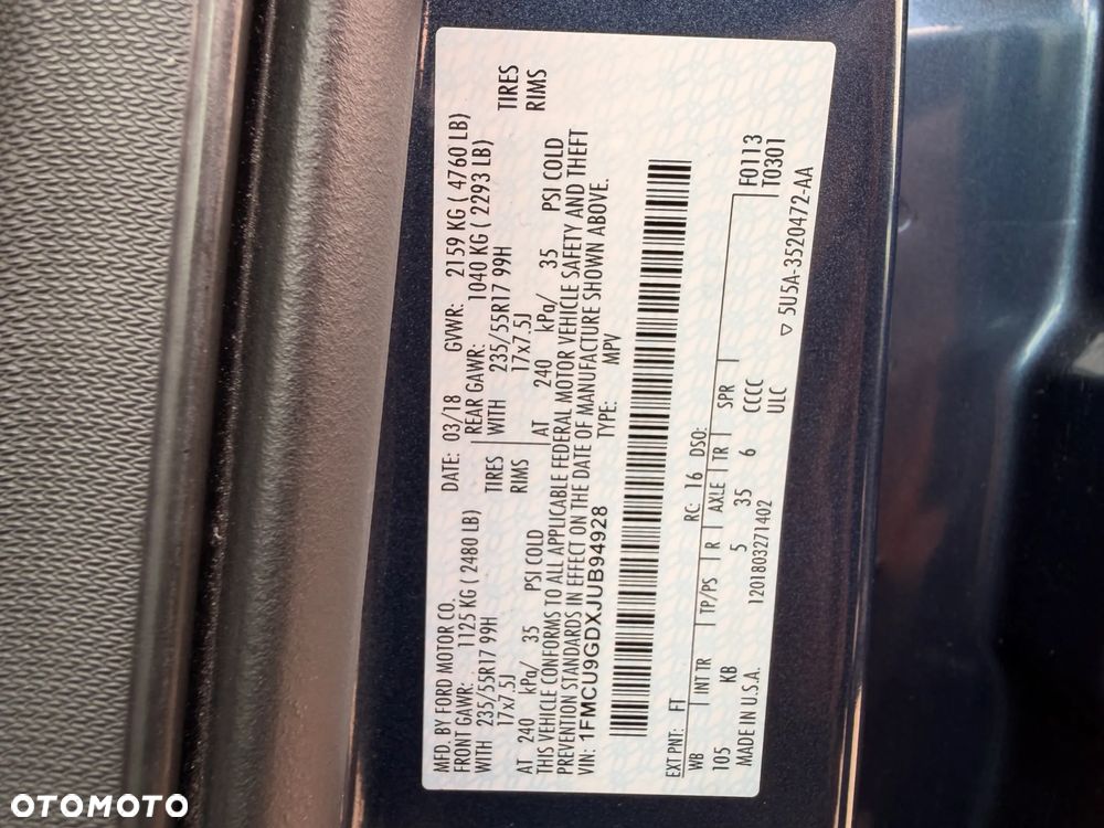 Ford Escape 1.5 EcoBoost AWD SE - 8