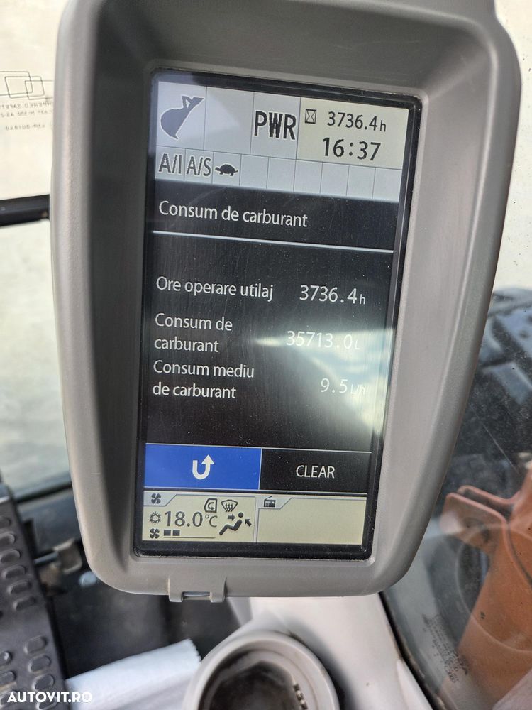 Hitachi ZX135US-6, 16t,2019, 3.736h, ROTIRE IN GABARIT, LAMA, 2 inst hidr pe brate, PADURI NOI, consum mediu 9,5l/h, Gresare automata, CUPLA RAPIDA +CUPE EXCARE+Cupa taluz, latime 2,5m, Camere spate si laterale, posibil leasing 3 ani, PROMOTIE 86.900 EUR+Tva - 29