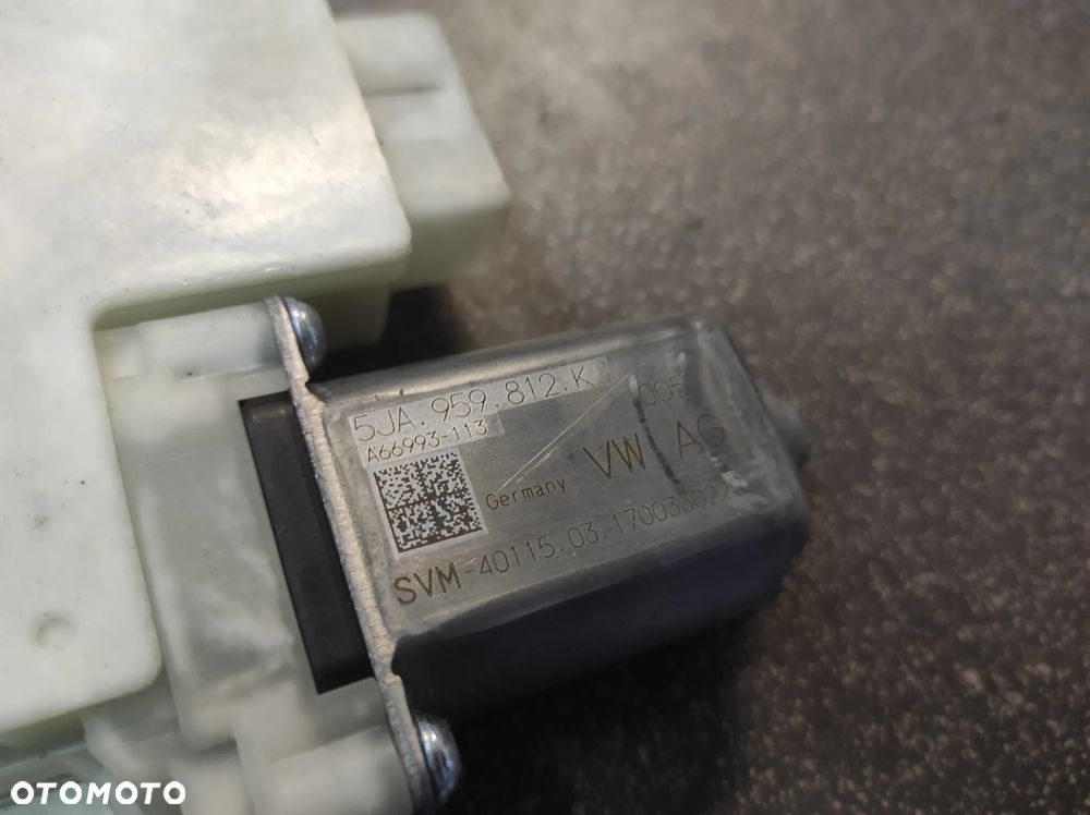 5JA959812K MODUŁ DRZWI PRAWY PRZÓD SKODA FABIA 3 RAPID SEAT TOLEDO 4 SPRAWNY WYSYŁKA !!! - 2