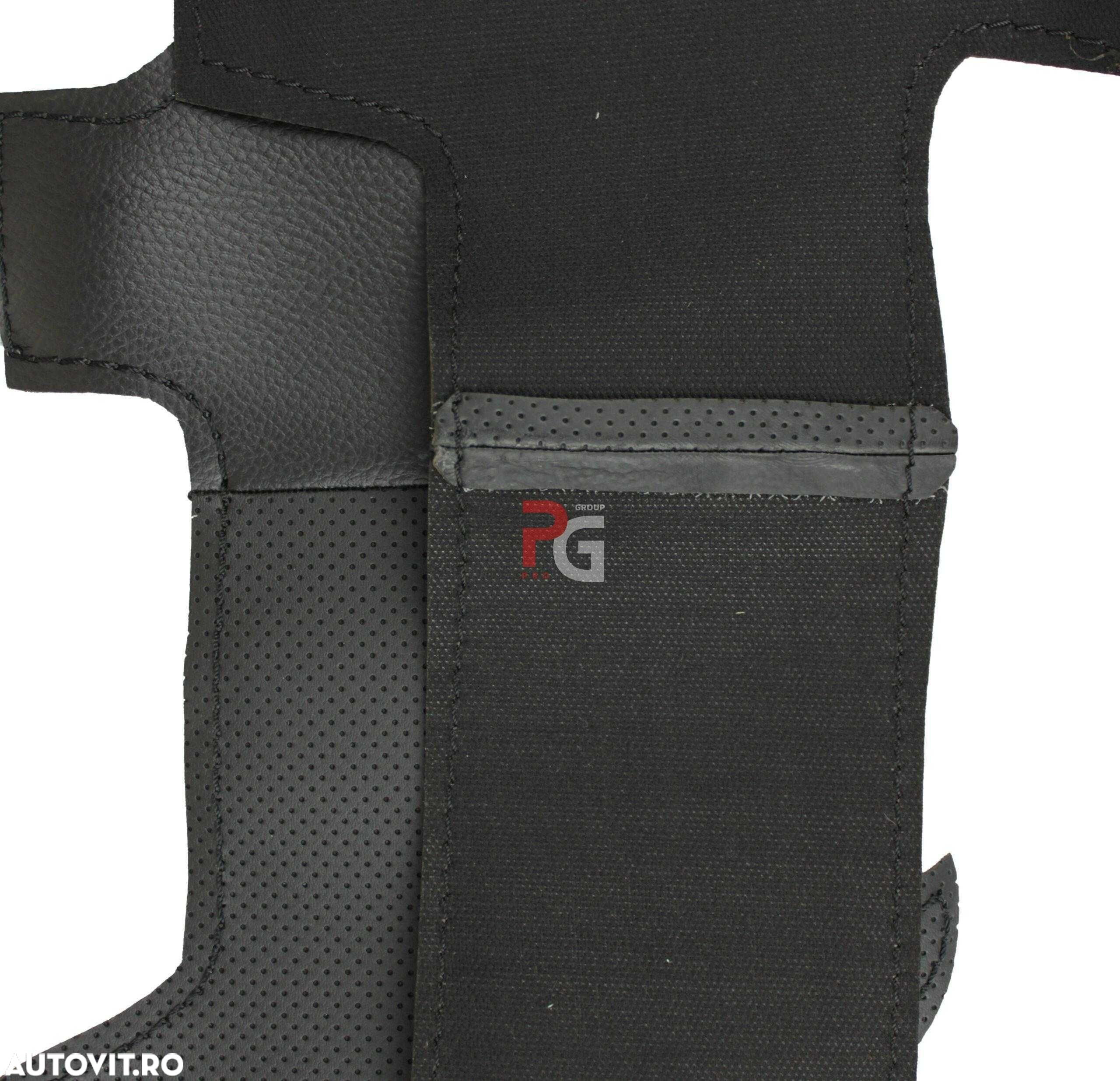 Husa volan piele negru 38 cm Mini Cooper 2005-2014 - 2