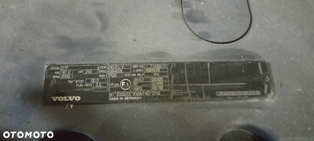 Silnik na części od Volvo D7F 181kw - 4