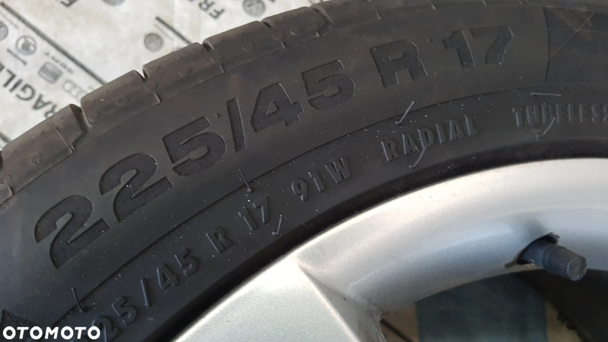 KOŁA SKODA OCTAVIA SUPERB  PASSAT GOLF  CADDY SEAT LEON 225/45R17 5x112 - 6