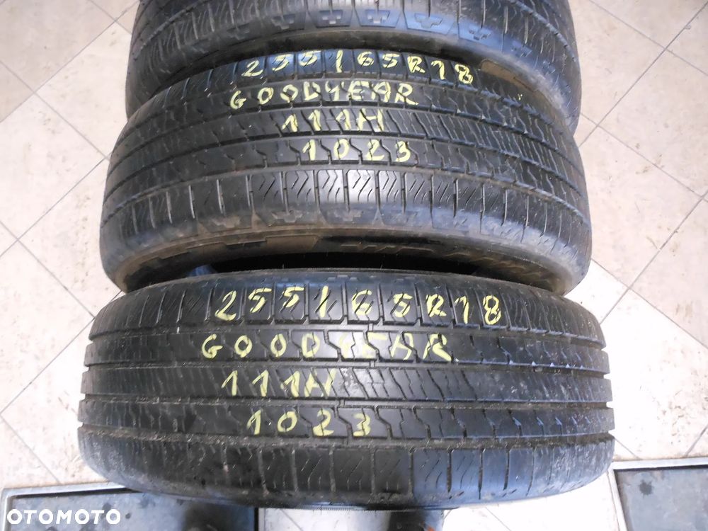 Opony 255/65r18 goodyear wrangler territory ht 9mm jak nowe demo - 2
