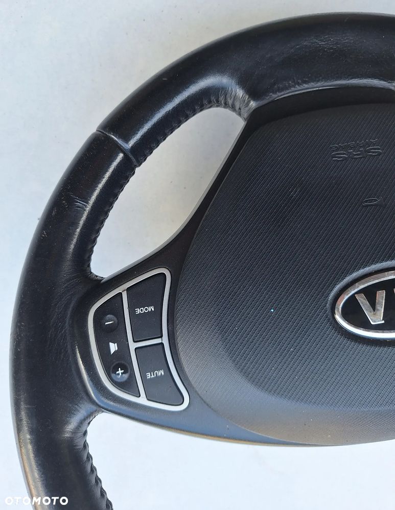 KIEROWNICA CZARNA SKÓRA , MULTIFUNKCJA ,AIRBAG - KIA CEED I-2008 ROK - 3
