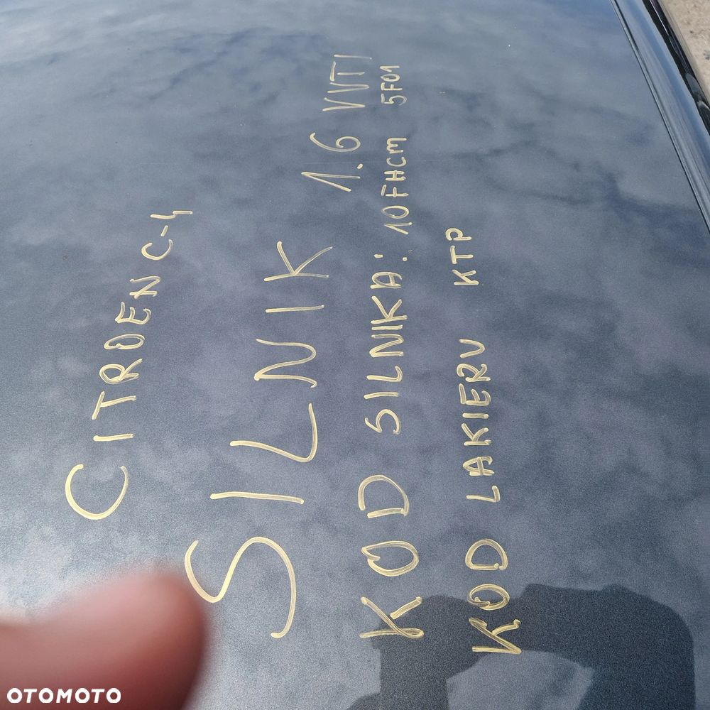 Citroen C4  1.6 VVTI -  kod silnika 10FHC pojazd na częściM - CZĘŚCI - 3