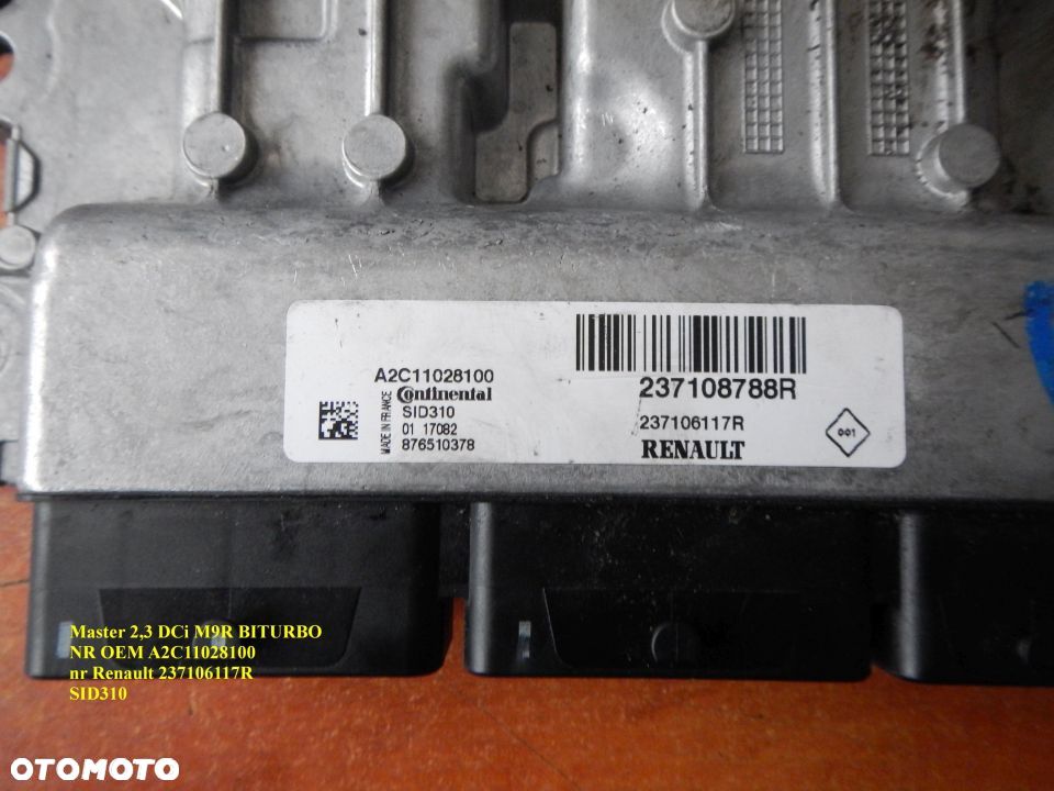 KOMPUTER MASTER 2,3 DCi BITURBO nr 237109955R - 4