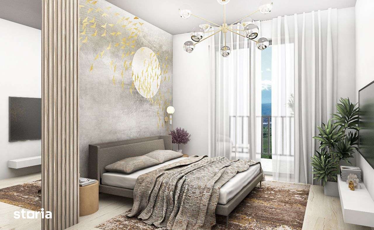 Ap. cu 3 camere finisat la alb, Orhideea Exclusive Living Sibiu — fotografia 1