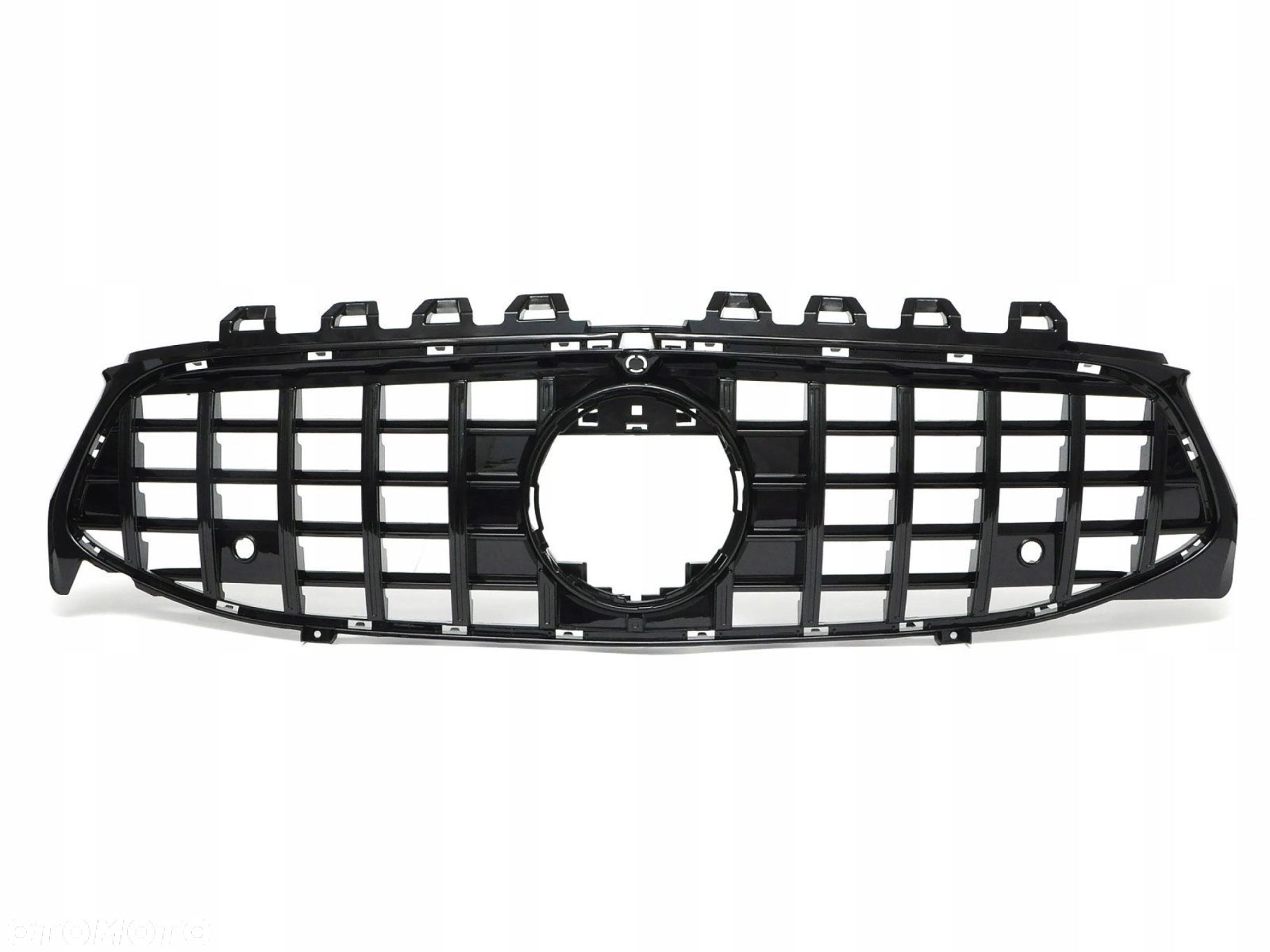 GRILL atrapa zderzaka MERCEDES CLA C118 W118 2018+ AMG Panamericana czarny - 1