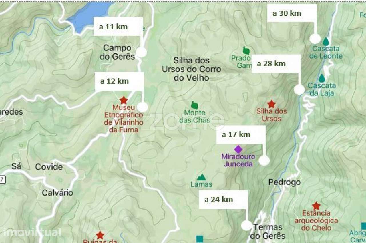Terreno Rustico Gerês, de 10 000m2, a confrontar com Rio Homem - Grande imagem: 4/5