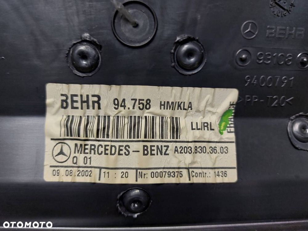 ZESTAW AIRBAG KOKPIT DESKA PASY PODUSZKI MODUŁ MERCEDES-BENZ W203 C KLASA - 10