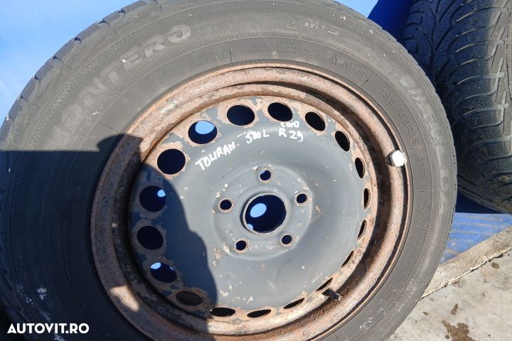 Jante tabla cu anvelope 15 - set 1K0601027C ET47 6JX15H2 195/65 R15 1 - 4