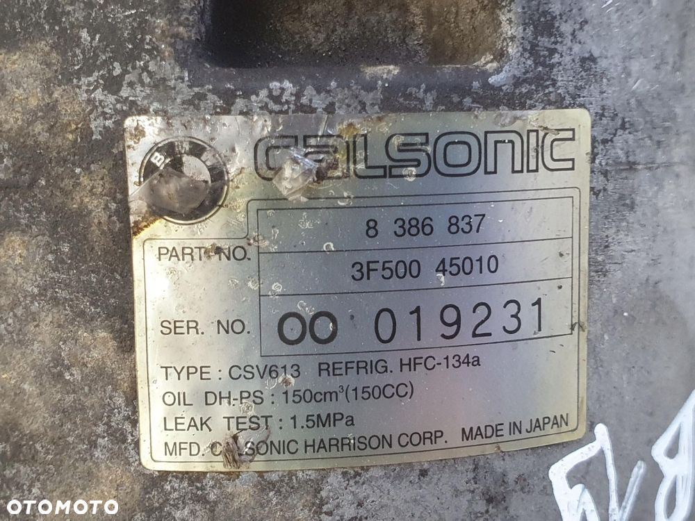 SPRĘŻARKA KLIMATYZACJI BMW E46 1.8 1.9 M43 _ pompa 8386837 - 2