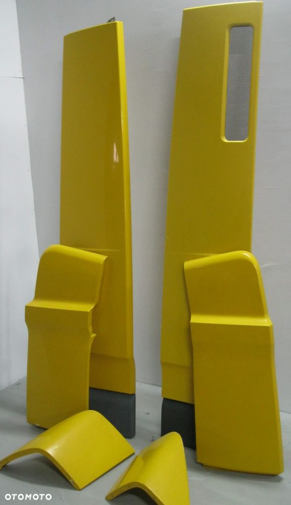 SPOJLER SPOILERY ZAKABINOWE KOMPLET OWIEWEK DAF XF (białe, czerwone, niebieskie, żółte) - 7