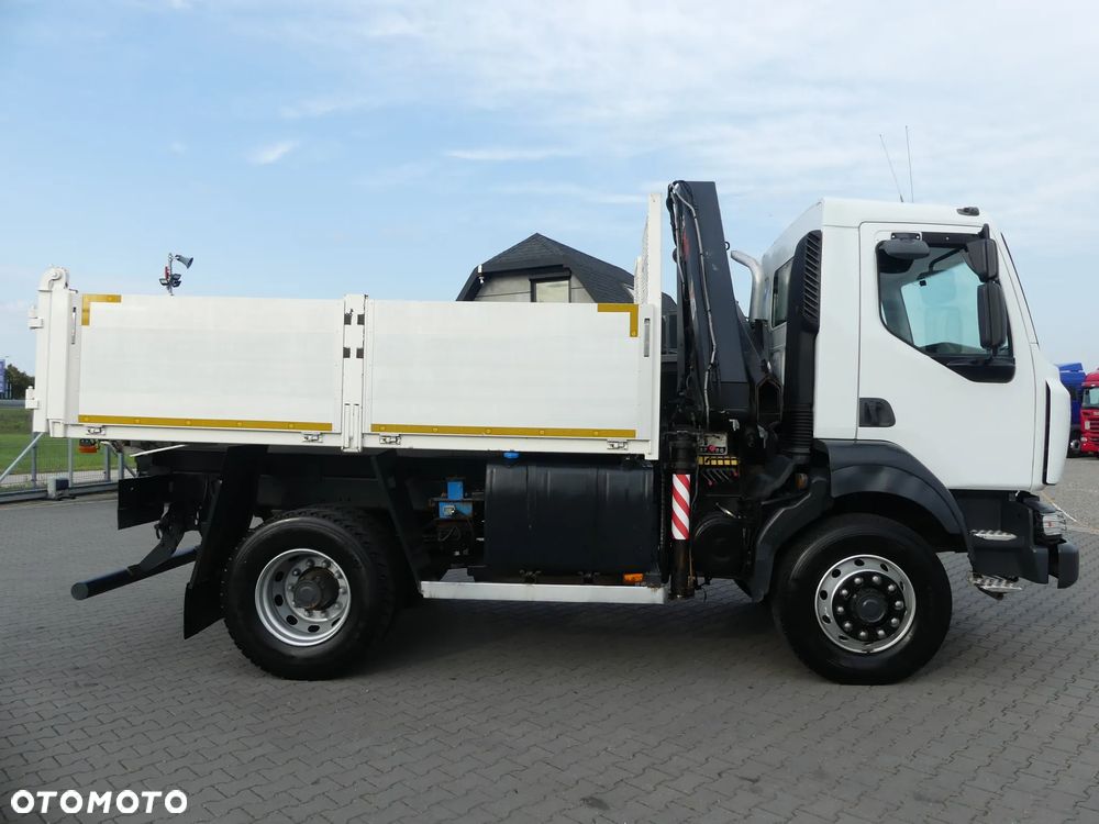 Renault MIDLUM 180  4x4 / WYWROTKA + HDS HIAB SKŁADANY W Z / - 10