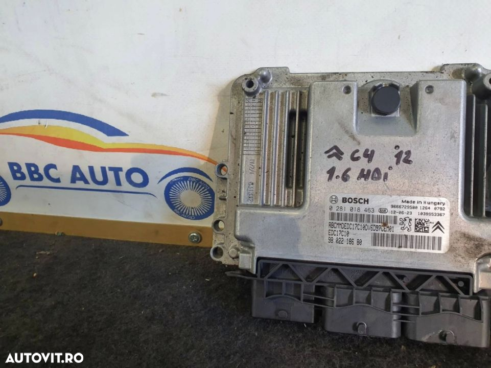 ECU 1.6 HDI 9H06 CITROEN C4  EURO 5 - 2