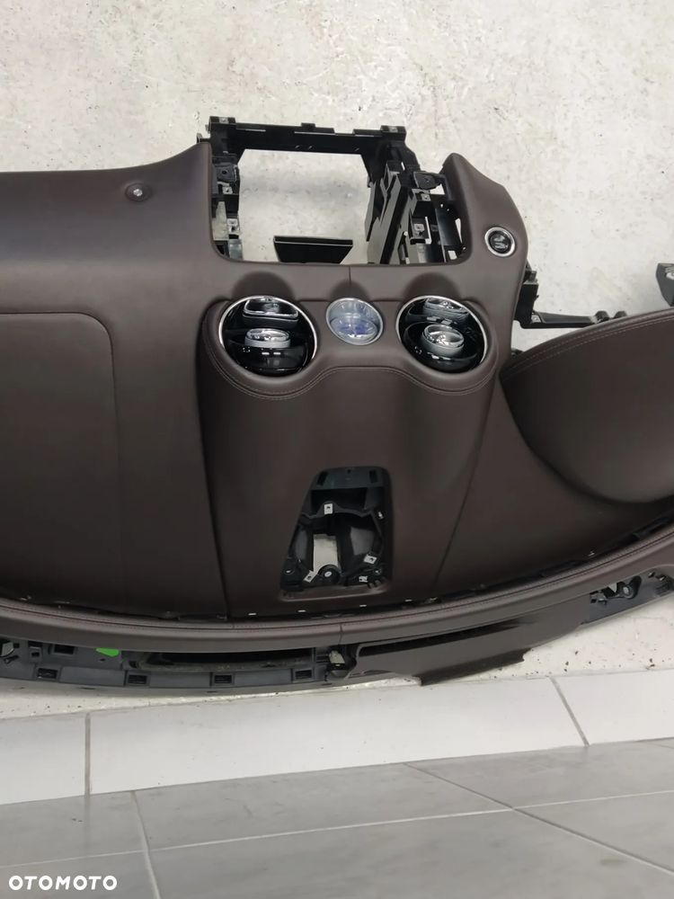 JAGUAR XJ X351 DESKA KONSOLA KOKPIT PODUSZKA POWIETRZNA AIRBAG PASAŻERA KIEROWNICY ZAPINKA NAPINACZ PASÓW BEZPIECZEŃSTWA BRĄZOWA ORYGINAŁ - 33