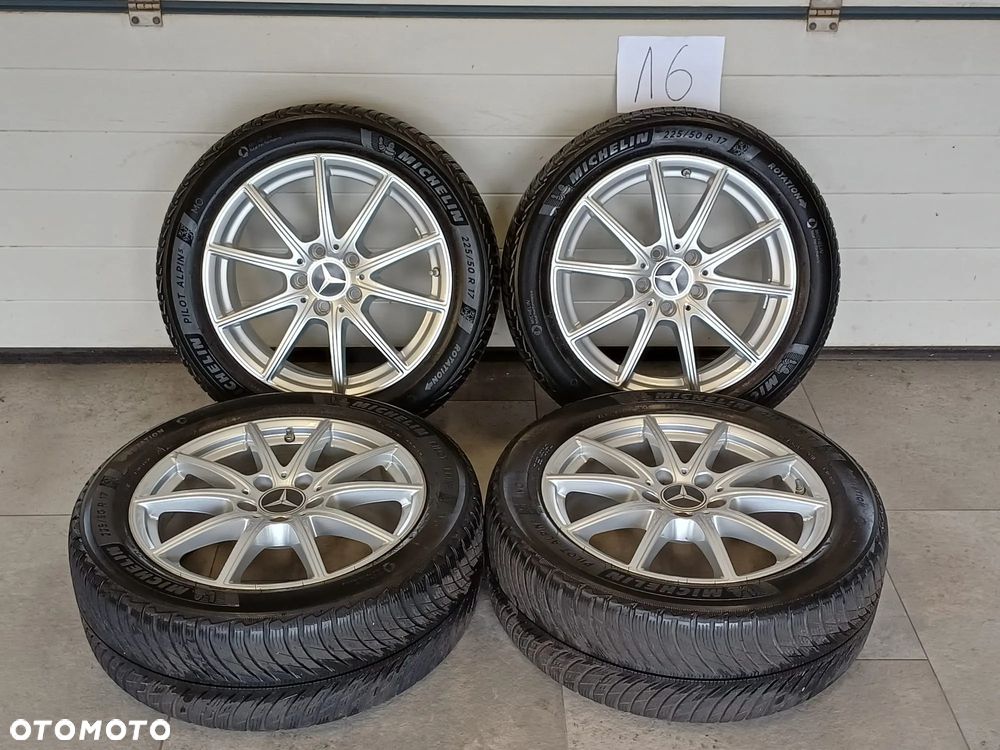 NR 16 Koła Zimowe Alufelgi Mercedes E-Klasa 2022 rok 225/50/17 Michelin - 1