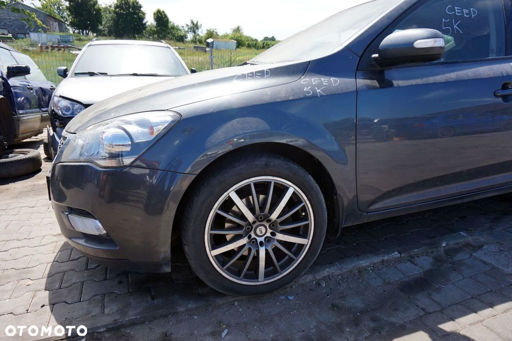 MASKA ZDERZAK BŁOTNIKI LAMPY CEED I LIFT 5K  KIA 2009-2012 CZARNY PRZÓD KOMPLETNY - 10
