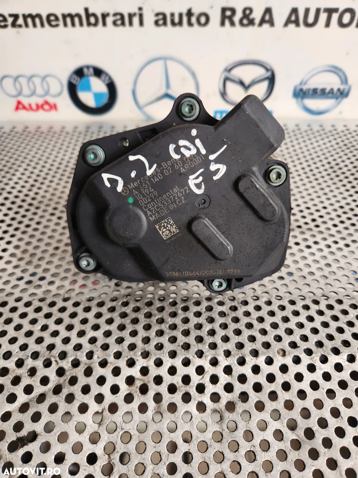 Supapa Valva EGR Mercedes 2.2 Cdi Euro 5 Sprinter Vito C/E Class W204 W212 A/B Class W176 W246 Cla - 6
