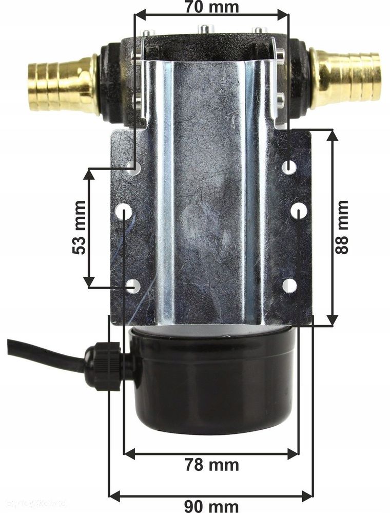 POMPA DO PALIWA OLEJU mini CPN 12V diesel ON - 7